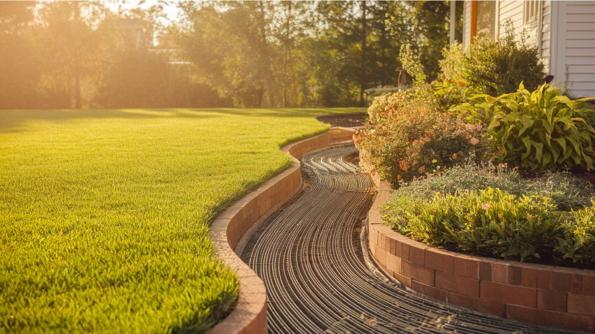 After_French_Drain_Installation