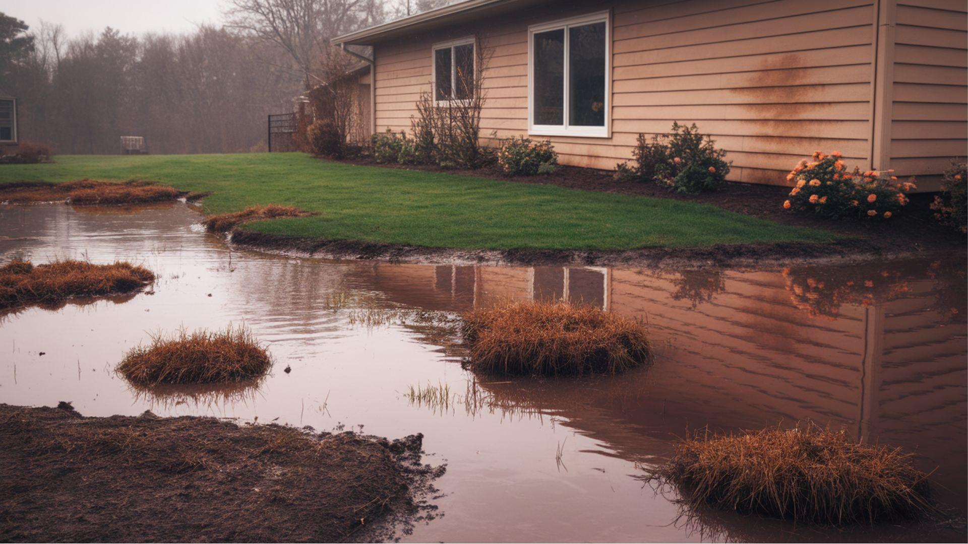 Before_French_Drain_Installation_Common_Problems