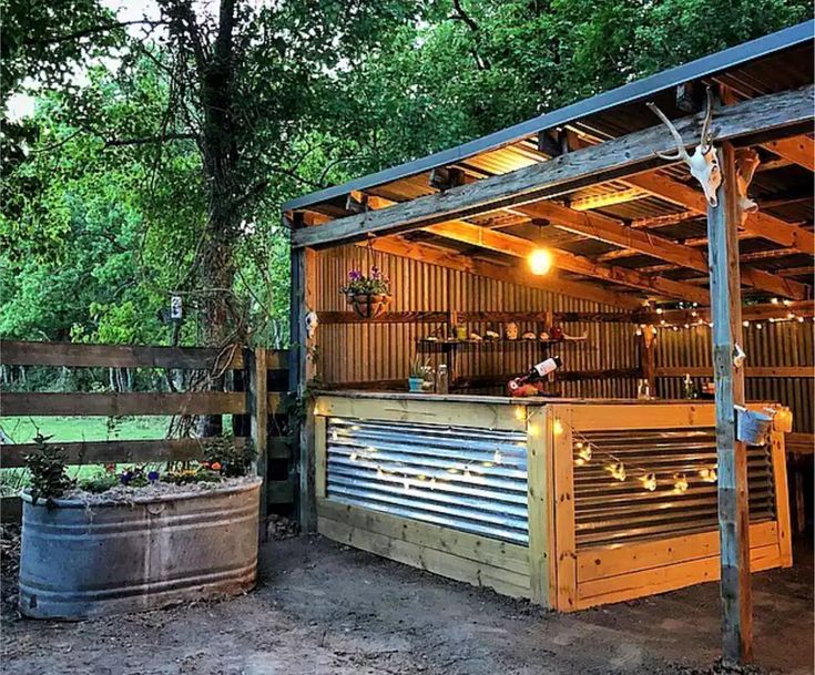 A Rustic-Outdoor Bar