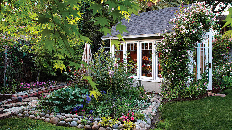 Creating a Labyrinth Around the Shed