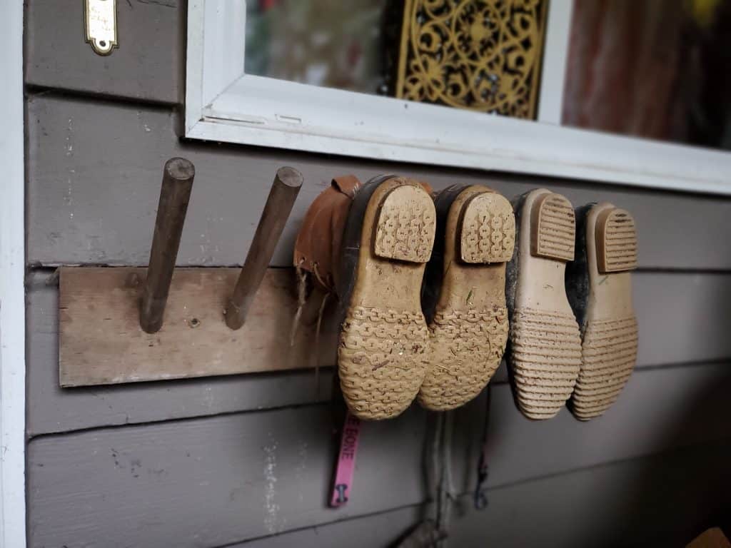 DIY Boot Hangers