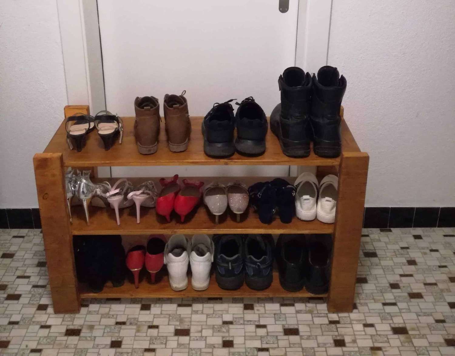 DIY Industrial Boot Rack