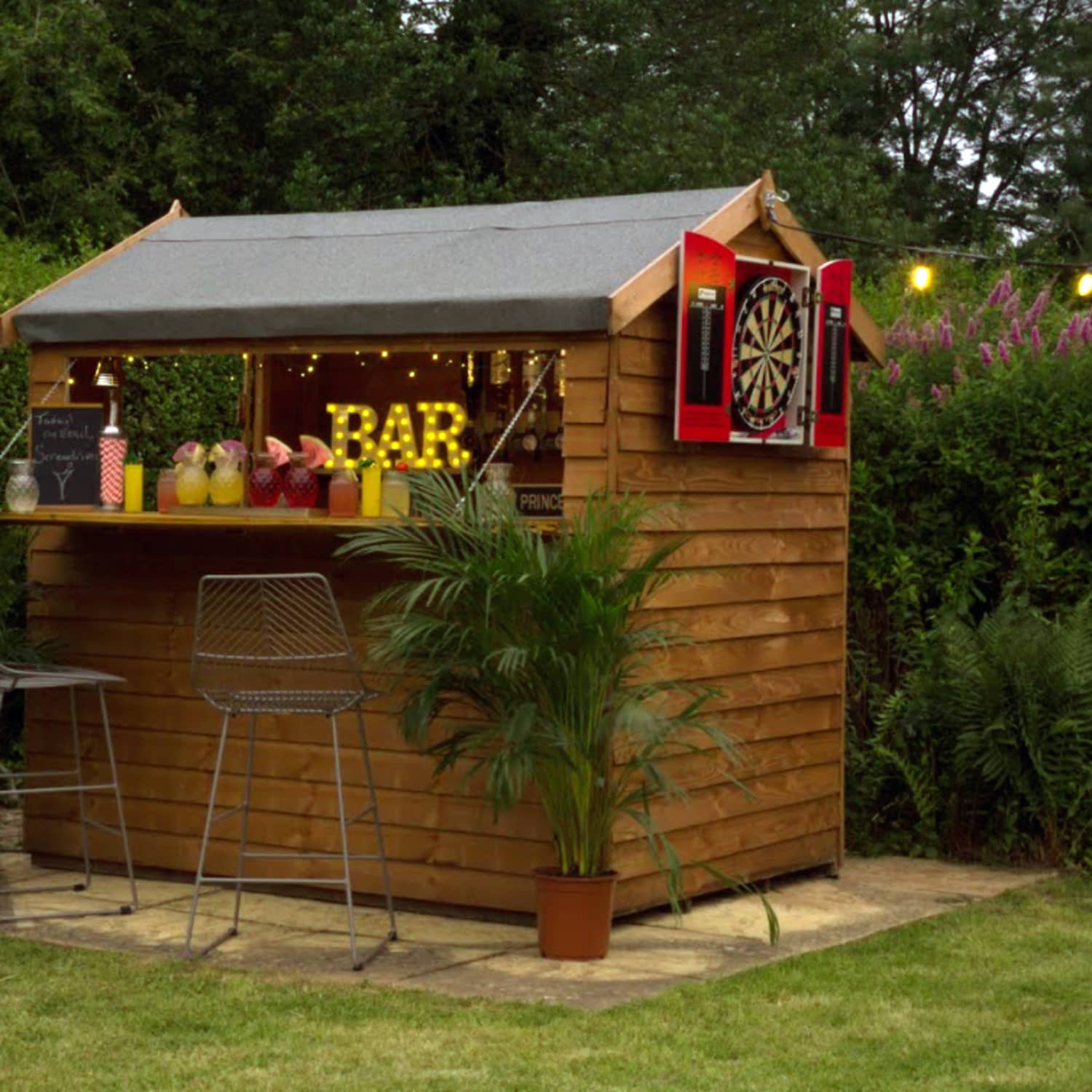 Garden Shed into a Bar