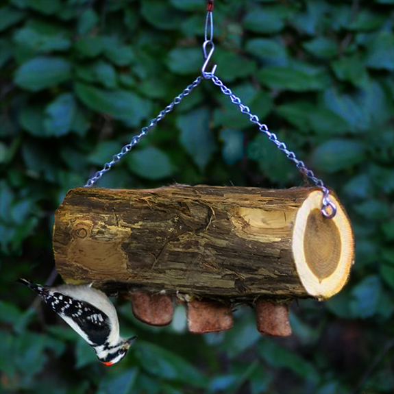 Hanging Log Feeder