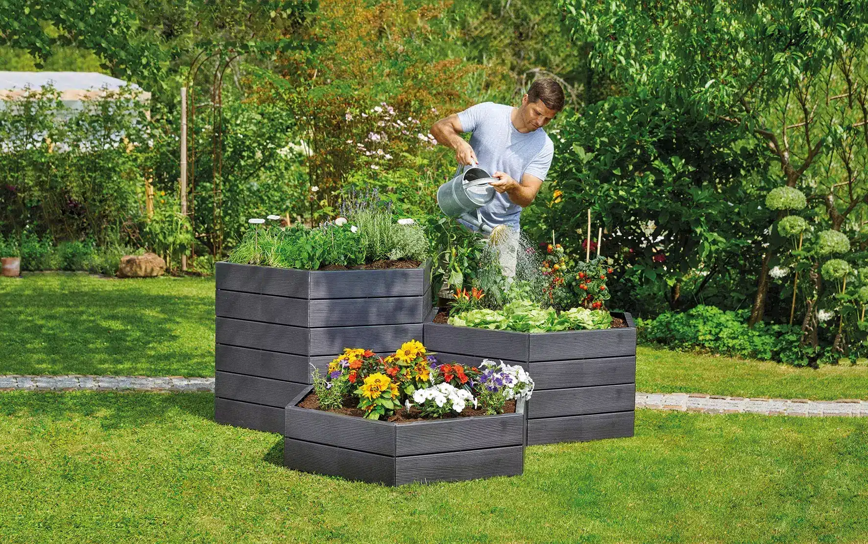 Hexagonal Garden Box