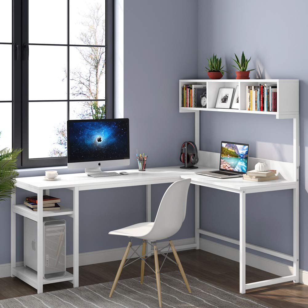 Mini Storage with Modern L Desk