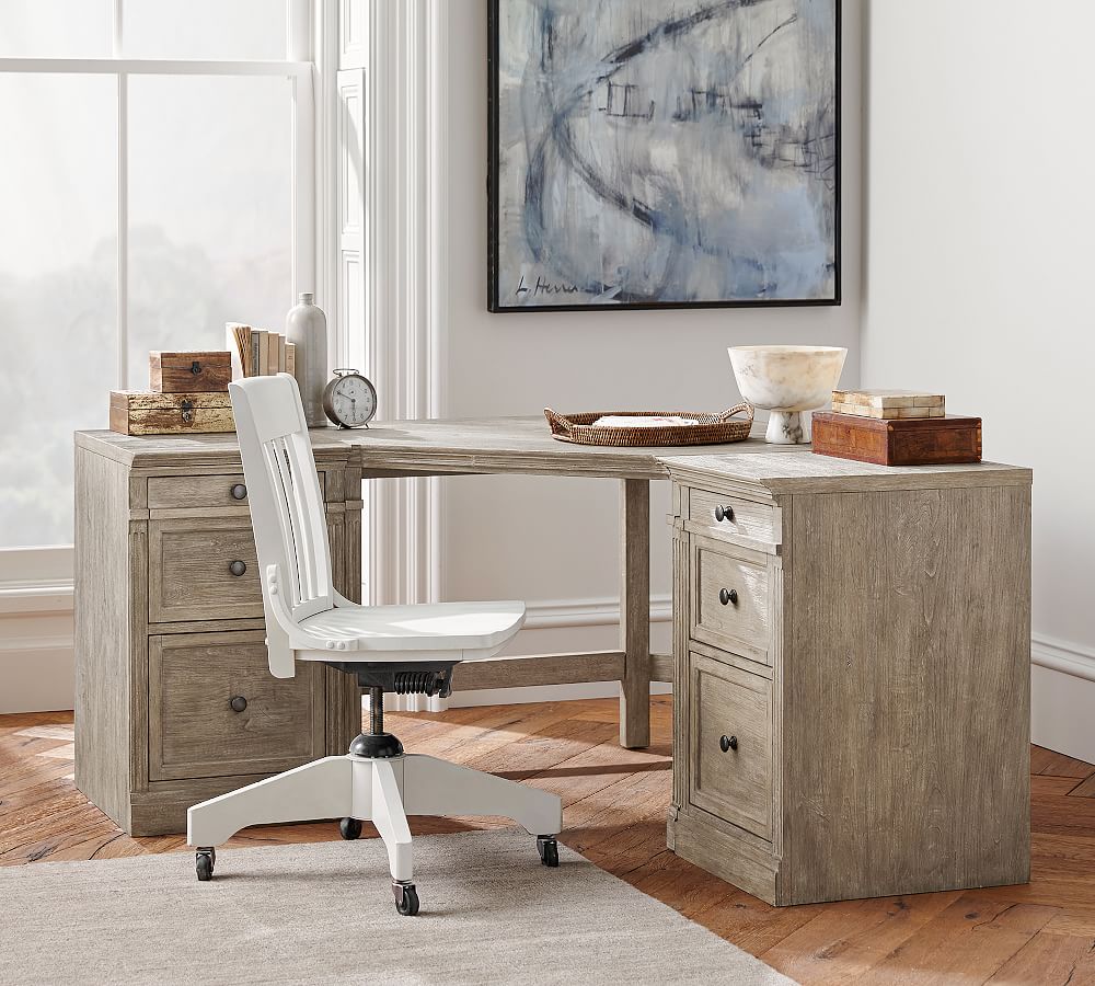 Pottery Barn Style L Desk