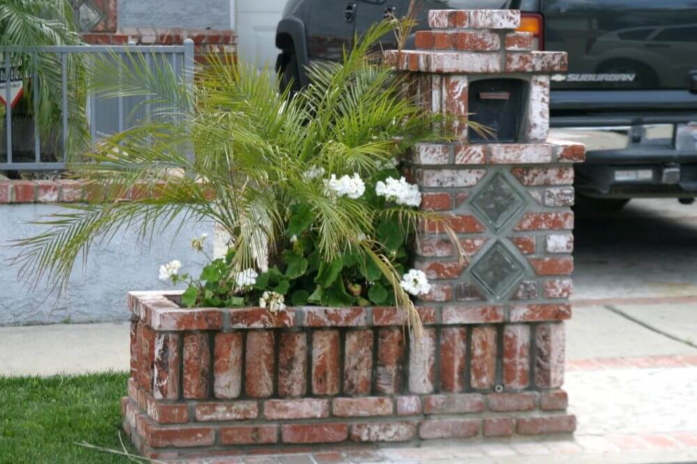 Quirky Brick Mailbox Planter