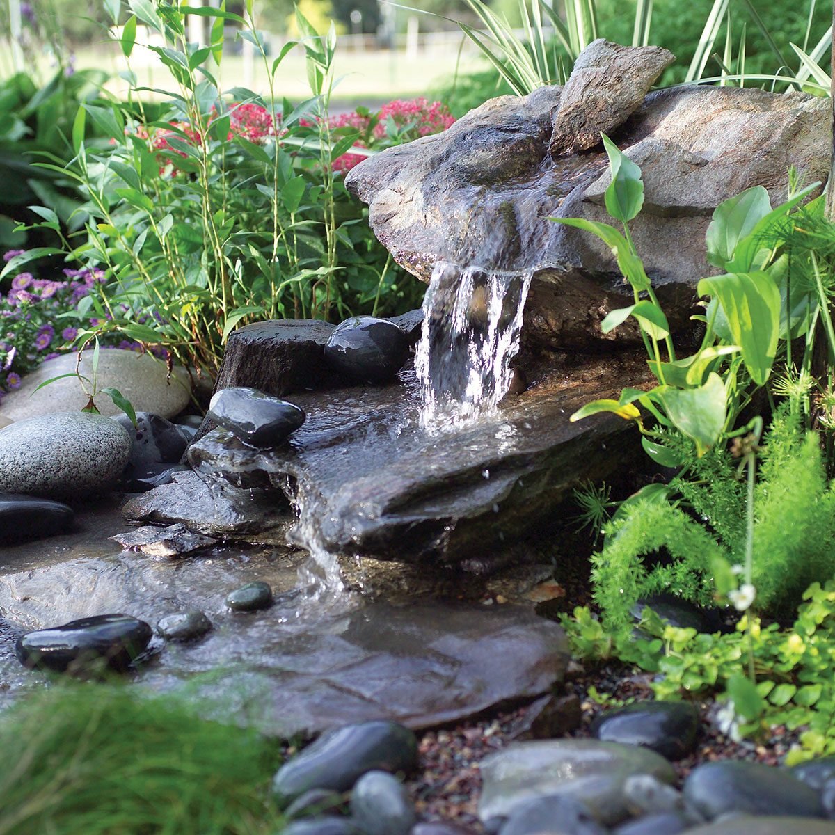 Relaxing Rock Water Feature