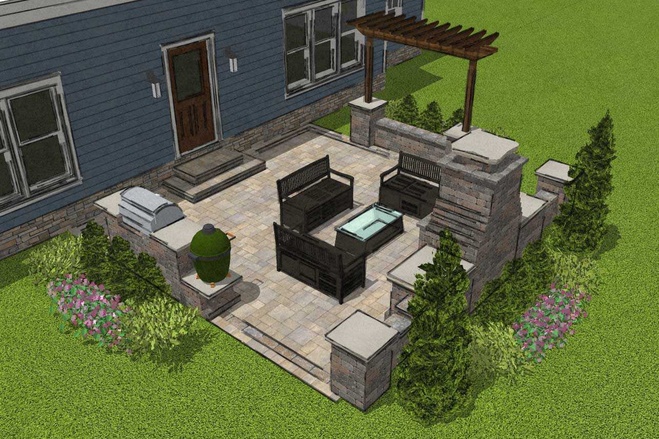 Simple Patio Design