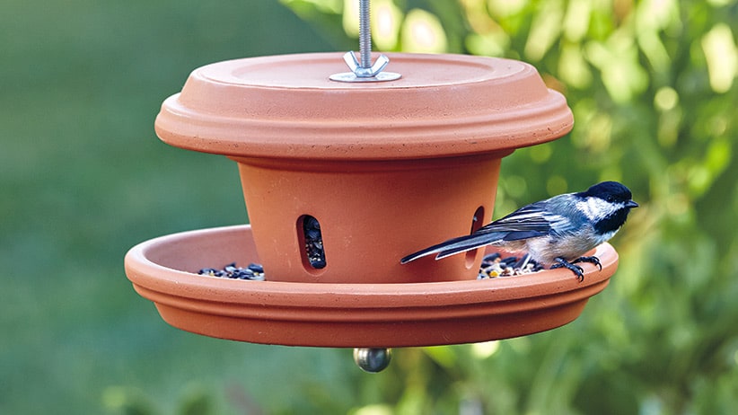 Terracotta Bird Feeder