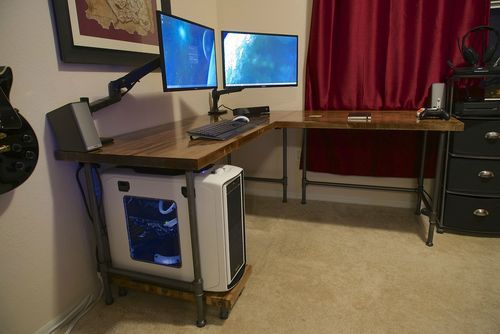 The Butcher Block L Desk