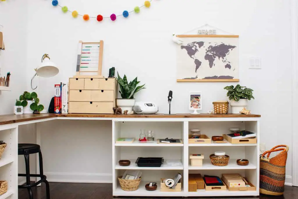 Wooden Desk with Shelves .jpeg