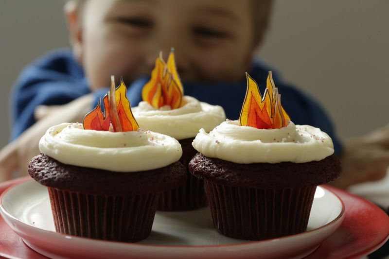 Shrinky Dink Cupcake Toppers