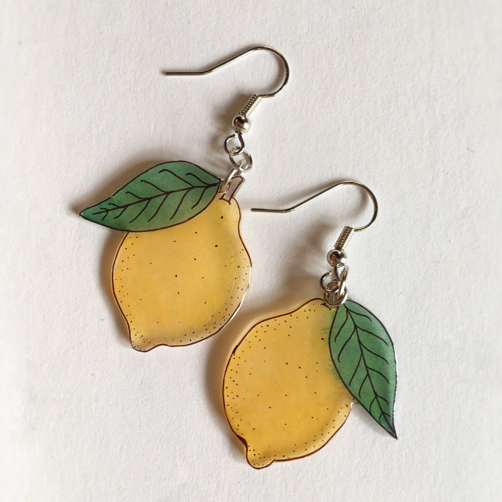 Shrinky Dink Earrings