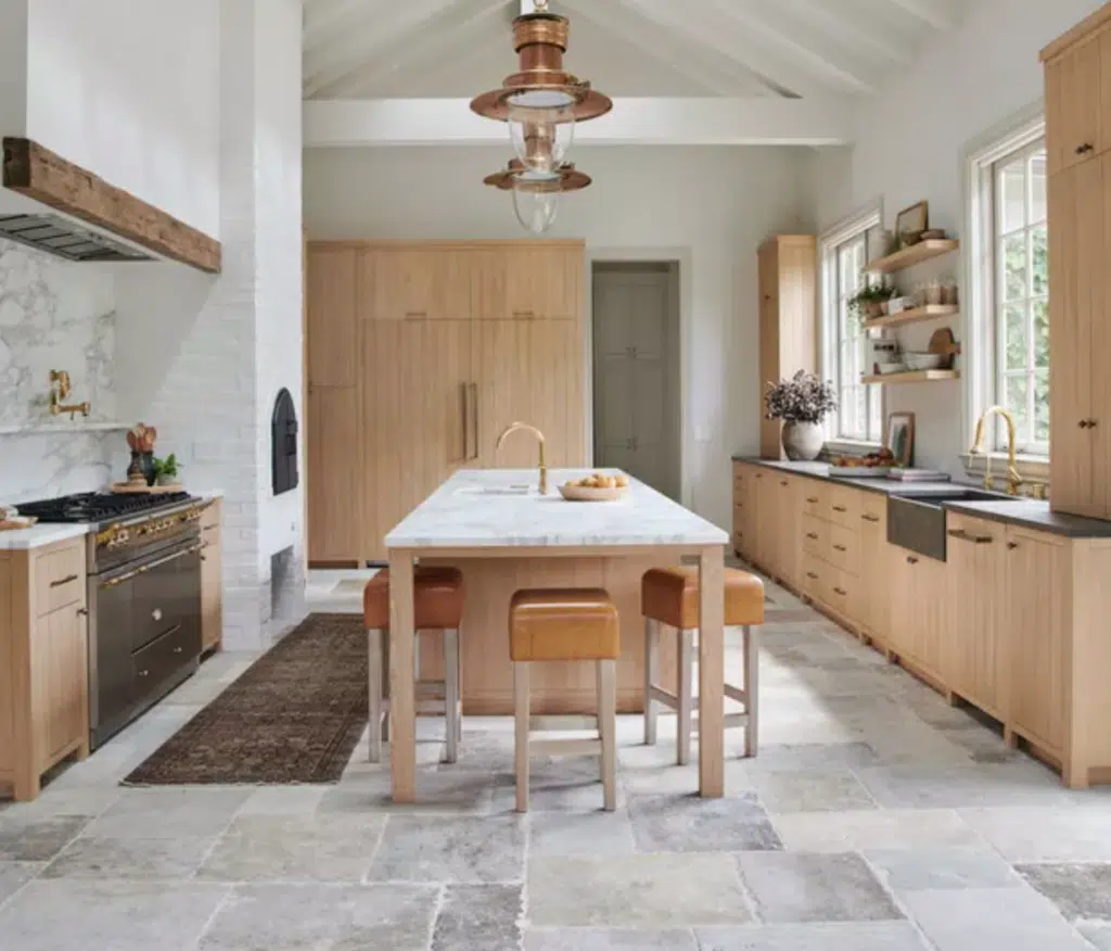 Best Kitchen Cabinet Colors to Complement Your Gray Floors - Enthralling  Gumption, image size:1024x876