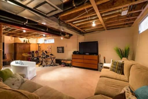 Best Lighting For Unfinished Basement Ceiling