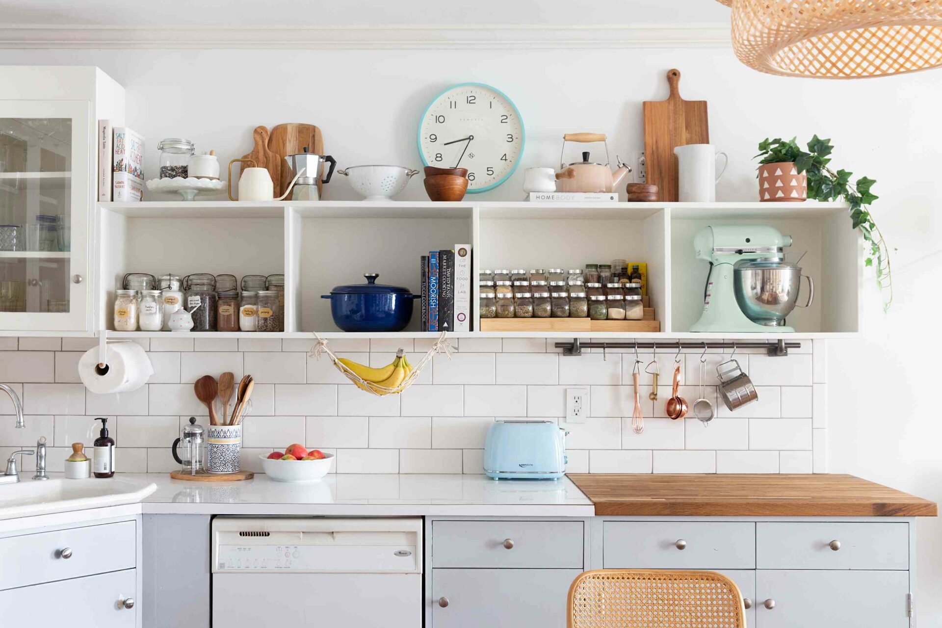 Best Ways to Use the Space Above Fridge Cabinet Ideas