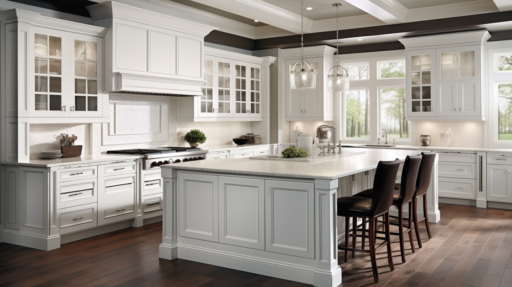 Elegant White Paints for Kitchen Cabinets