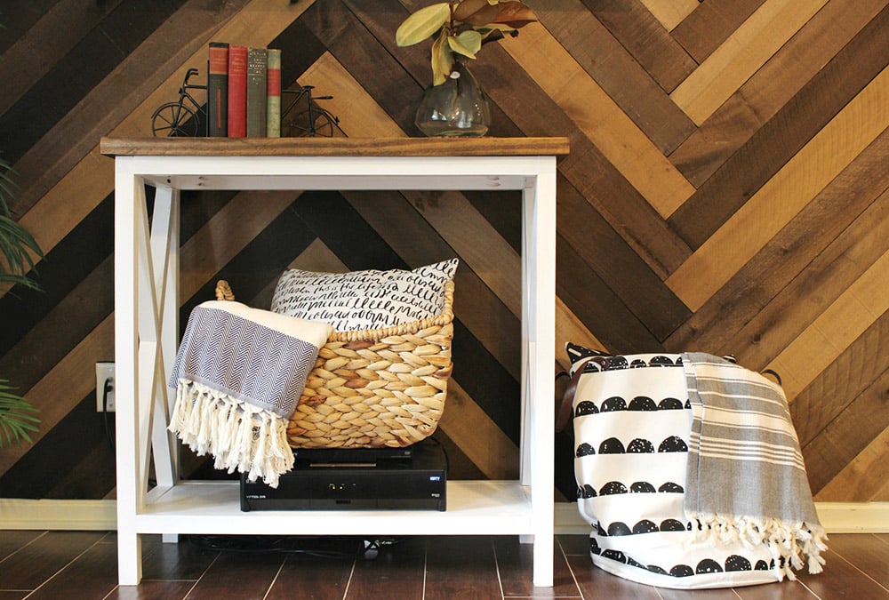 Herringbone Accent Wall