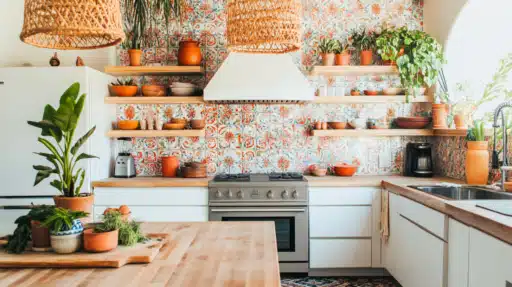 boho kitchen