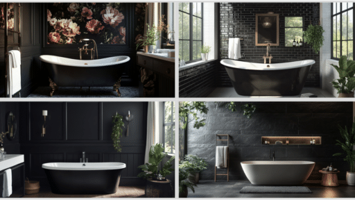 dark bathroom ideas