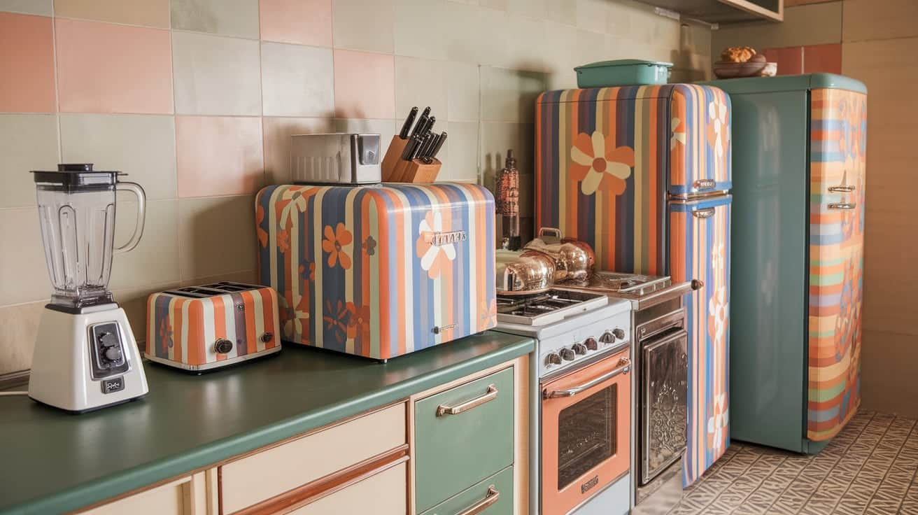 Appliance Covers with Bold Patterns