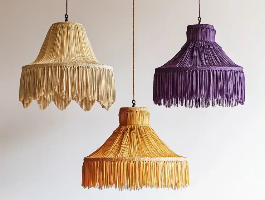 Fringed Lampshades.