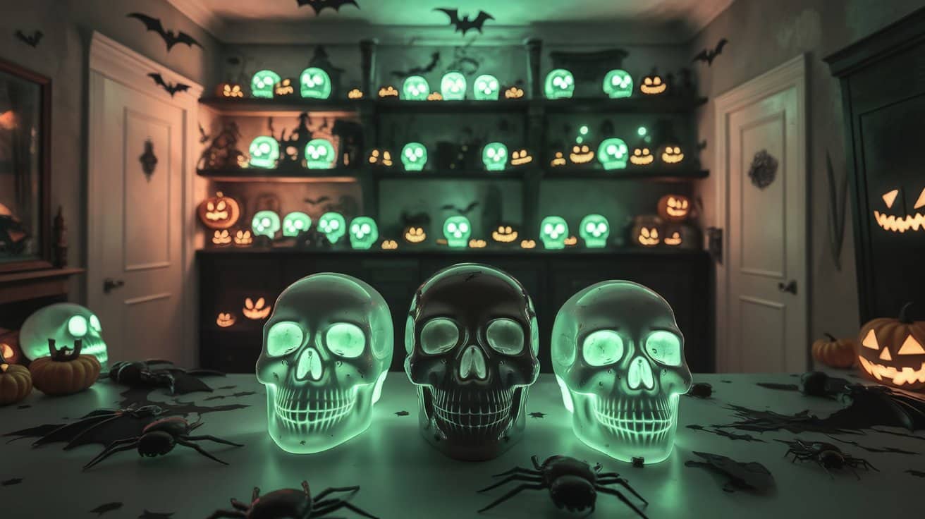 Glow-In-The-Dark Skulls