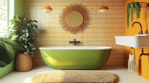 Groovy 70s Bathroom Decor Ideas to Revive Your Retro Style