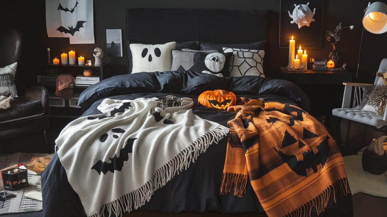 Halloween Throw Blankets