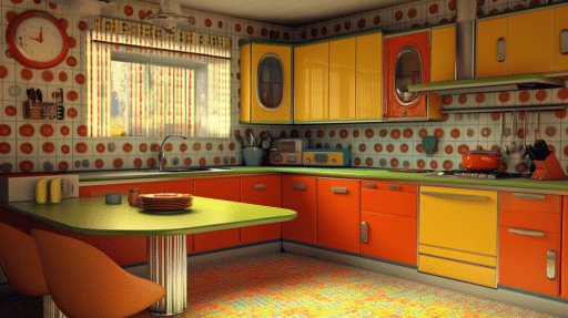 Popular Retro 70s Kitchen