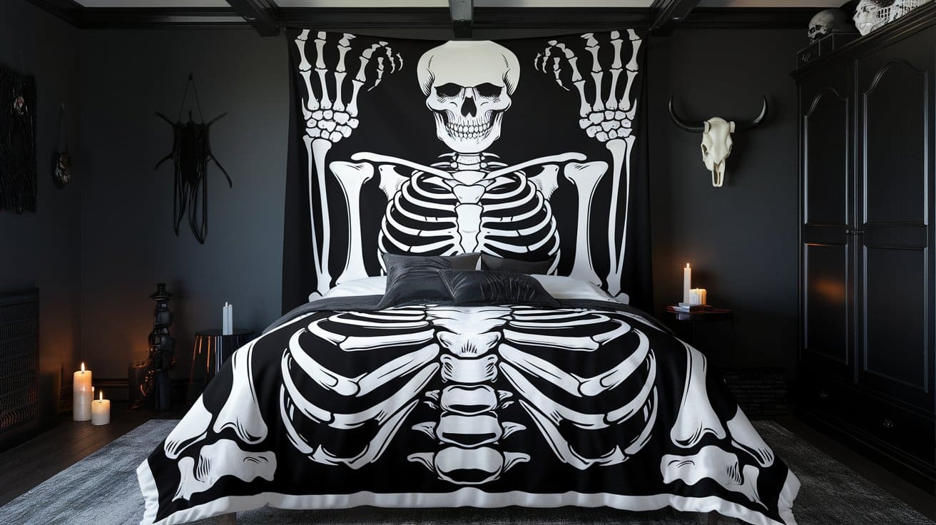 Skeleton Bedspread