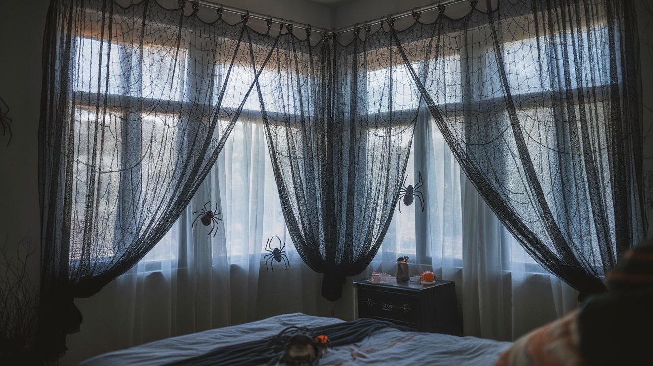 Spider Web Curtains