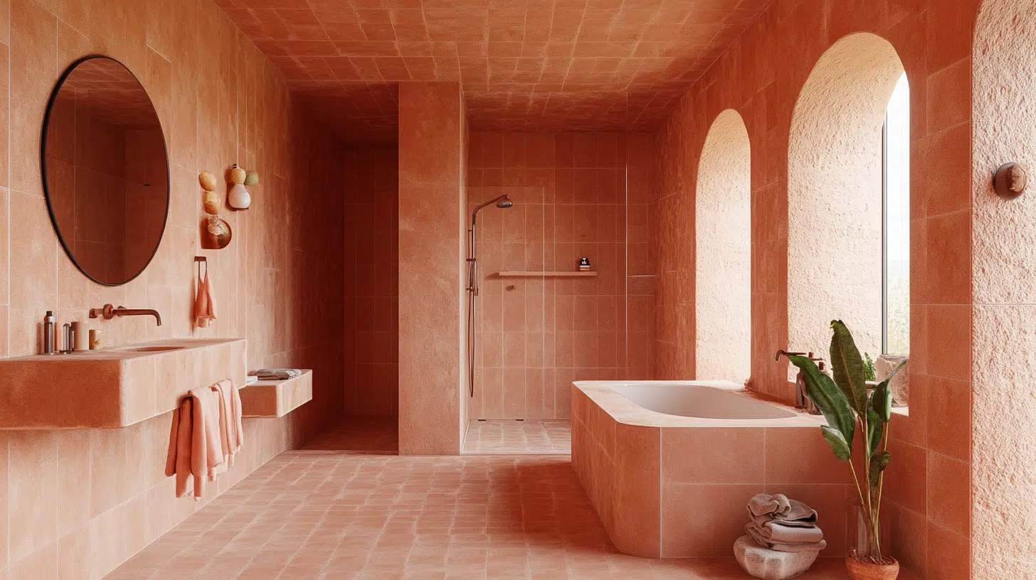 46 Timeless Terracotta Bathroom Ideas - Enthralling Gumption