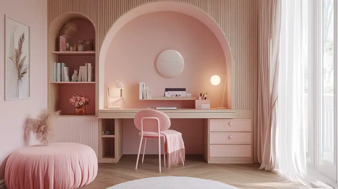 Ballet-Inspired Study Corner