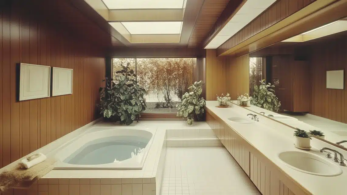 Bathroom Layout of the 70s Era