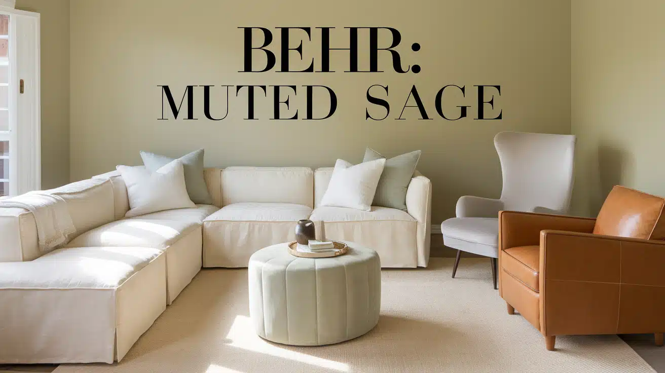 Behr's Muted Sage in Home Decor