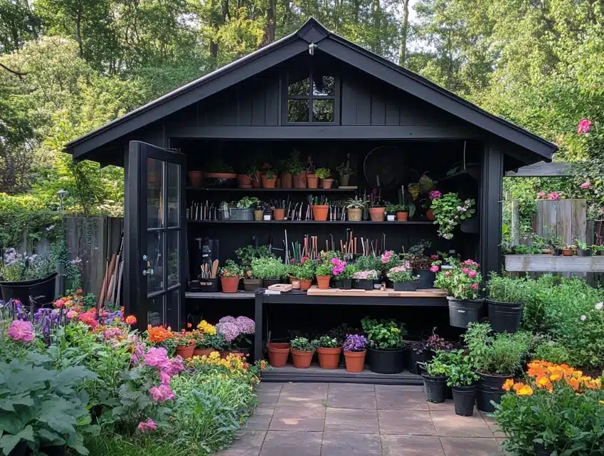 Black Potting Shed