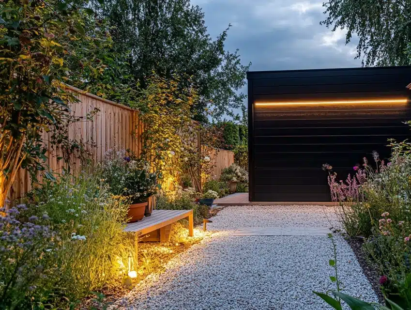 Black Shed with Shiplap Siding