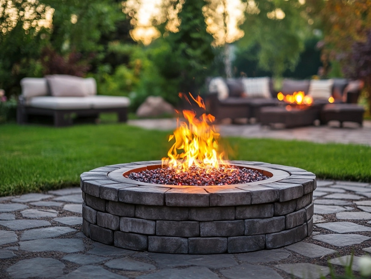 Brick or Paver Fire Pit