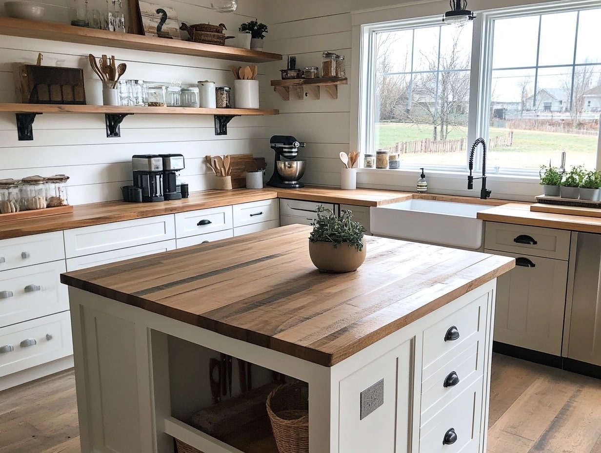 Classic White Farmhouse Shiplap