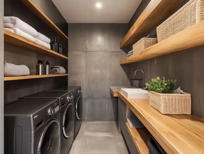 Contemporary Laundry Space