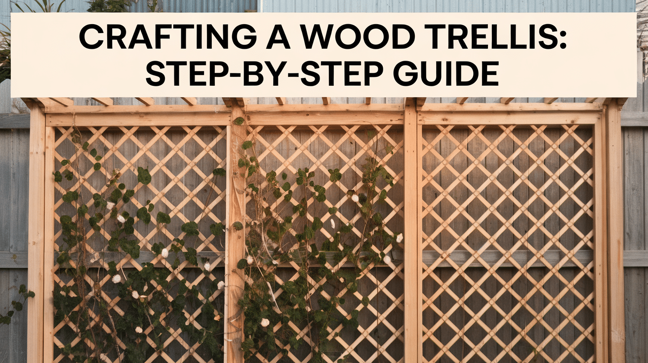 Crafting a Wood Trellis: Step-by-Step Guide