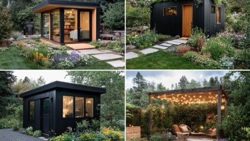 Creative Black Shed Ideas for Your Garden