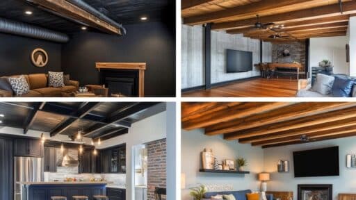 Creative Exposed Basement Ceiling Ideas