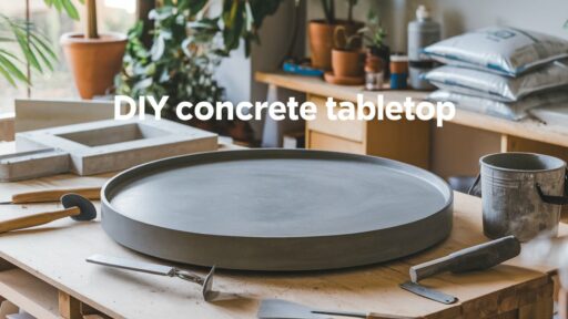 DIY Concrete TableTop