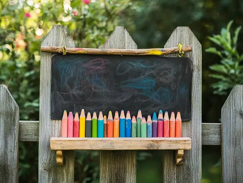 DIY Outdoor Chalkboard
