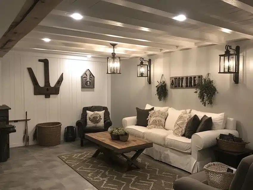 Farmhouse-Inspired Ceiling