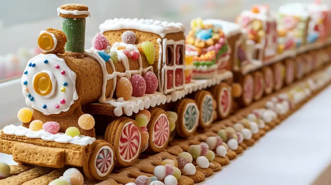 Gingerbread Candy Train